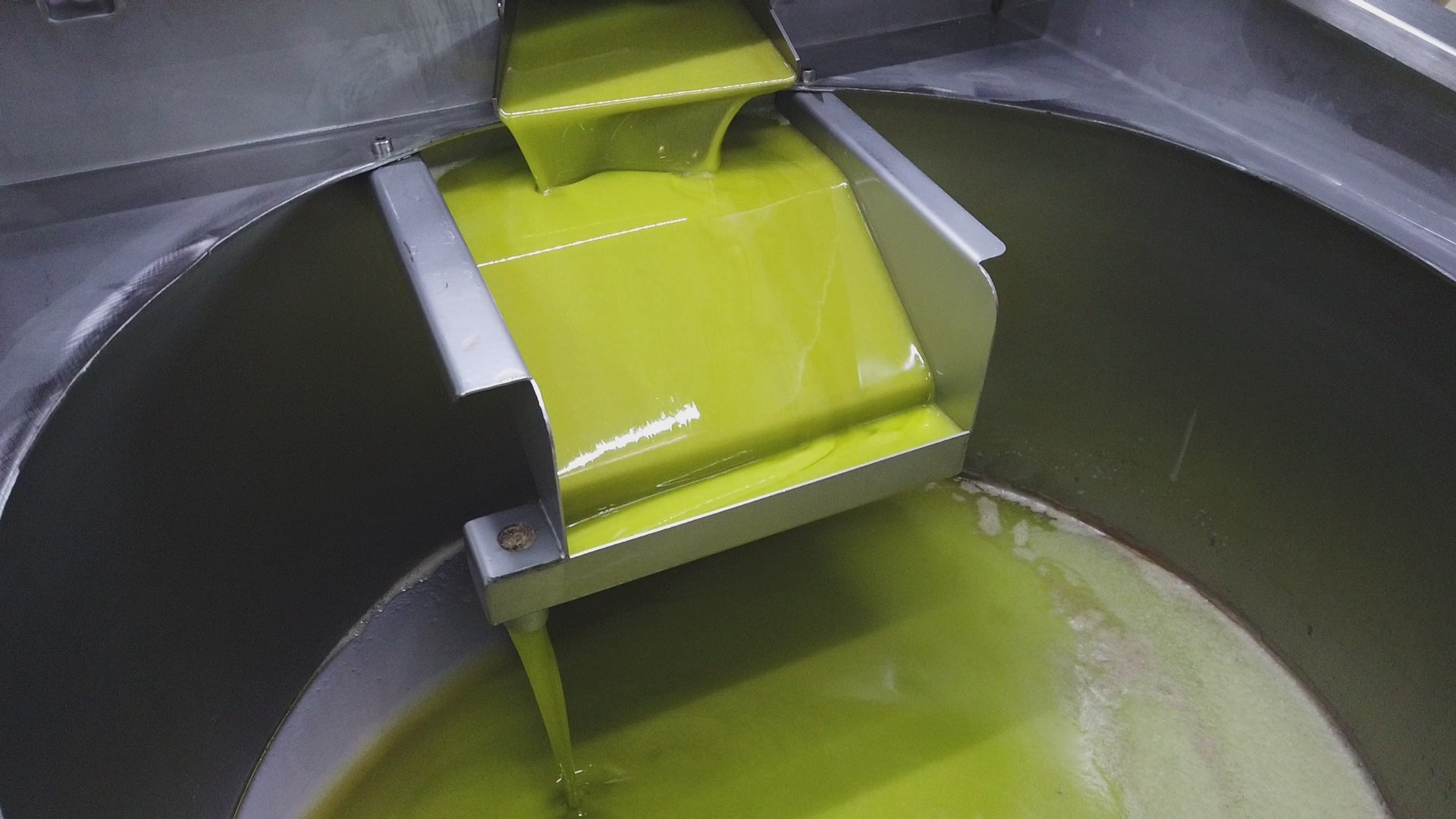 Freshly pressed olive oil from Sicily